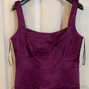 Beautiful plum cocktail or party dress